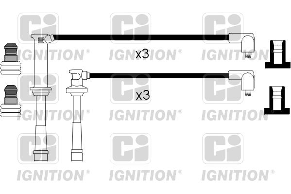 QUINTON HAZELL Комплект проводов зажигания XC651